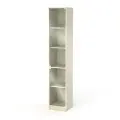 Шкаф-витрина офисная узкая ШВ-52, Крем Вайс