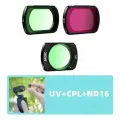 Комплект сменных светофильтров DJI OSMO Pocket 3 (UV+CPL+ND16)