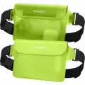 Гермосумка Spigen (AMP06023) Aqua Shield WaterProof Waist Bag A620 / Спиген Чехол Водонепроницаемый, Зеленый, 2 шт