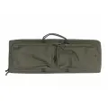 Кейс 90х30х6 зелёный капрон с пенополиэтиленом, два кармана (4+4)