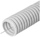 Труба гофрированная ПВХ легкая 350 Н серая с/з d25 мм, Промрукав 25м