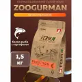 Корм сухой Зоогурман FERMA «DIGESTION» полнорационный для взрослых собак мелких и средних пород Белая рыба с картофелем 1,5 кг.