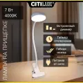 Лампа на прищепке Citilux Ньютон CL803070N, цвет арматуры белый