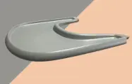 Поднос для детского сиденья для стульчика Stokke Tripp Trapp, используемый в качестве тарелки для закусок или подноса для игрушек, детская стойка для хранения, вакуумная адсорбция, Серый