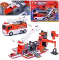 Игровой набор HS8008B Пожарная техника в коробке