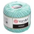 Пряжа для вязания YarnArt Violet 4939 мята 6 шт 50 гр/282 м 100% мерсеризованный хлопок