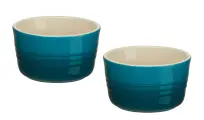 Набор из 2 рамекинов 240 мл Лазурь, Le Creuset, 91002800642000, Керамика