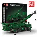 Конструктор Mould King 20009 Бронированный спасательный кран, На радиоуправлении, электронный, пластиковый, Детские игрушки, 5539 Деталей
