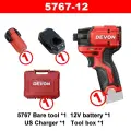 DEVON 5767 Беспроводная дрель 1/4, 12В 5767 12BOX