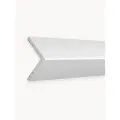 Декоративный угол EVROPLINT VR601, 175 см, экополимер, под покраску, белый