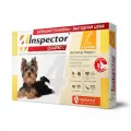 Inspector капли от блох и клещей Quadro С с 1 до 4 кг для собак от 1 до 4 кг 3 шт. в уп., 1 уп.