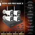 Беспроводная система видеонаблюдения ISON AIR-PRO-MAX-X-4 на 4 камеры 8 мегапикселей