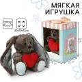 Мягкая игрушка «Влюблённый Lu», зайка