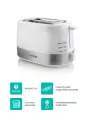 Тостер Gorenje T850WE белый, мощность 850 Вт