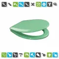Сиденье для унитаза Orio К-04 универсальное, салатовое