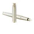 Ручка перьевая Parker IM Professionals Monochrome Champagne синяя, 0,8мм, подарочная упаковка