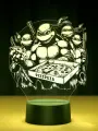 Ночник Черепашки Ниндзя - TMNT Teenage Mutant Hero Turtles, Идеальный подарок для создания атмосферы
