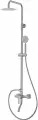 Душевая система Rush Santiago SUS1116-40 150 мм, со смесителем, сатин
