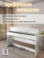 Цифровое пианино Wencai BL-8818,88 клавиш, взвешенной клавиатурой молоточковой, с крышкой клавиатуры педалЯми，белое