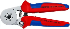 Инструмент для тетрагональной опрессовки точеных контактов KNIPEX KN-975514