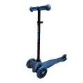 Детский самокат Slider SS1NBAG, трехколесный, регулировка руля, синий