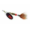 Блесна вращающаяся Mepps BLACK FURY MOUCHE, 1, SILVER/Orange, комплект из 5 штук