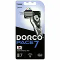 Бритва DORCO PACE 7, плавающая головка (1 станок, 2 кассеты)