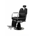 Кресло барбера BXS PORTO, с подножкой, вертикальная прошивка, встроенный подголовник.