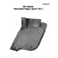 Водительский 3D коврик Adamauto в салон на Mitsubishi Pajero Sport (2016-)