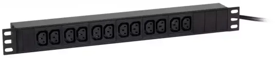 Блок распределения питания Ippon Basic 1U (1546798) гор. размещ. 12xC13 базовые 16A EN 60320 С20
