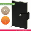 Ежедневник Bruno Visconti Primavera недатированный, искусственная кожа, А5, 136 листов, черный, цвет бумаги тонированный