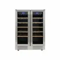 Винный шкаф CellarPrivate встраиваемый, двухзонный на 42 бутылки CP042-2T
