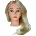Ollin Professional/Учебная голова-манекен для причесок Блондин/длина волос 45-50 см/100% натуральные волосы/штатив в комплекте