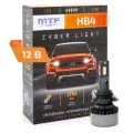 Светодиодные лампы HB4(9006) MTF Light, серия CYBER LIGHT, 12V, 45W, 3750lm, 6000K, кулер, комп.