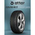 Зимняя шипованная шина Attar W01 185/55 R15 82T