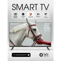 Телевизор 32 дюйма Topdevice Smart TV, Full HD, VA, YaOS с Алисой, Wi-Fi, Bluetooth, TDHTV32YFD_BK