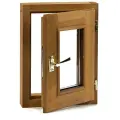 Окно-форточка для парной термодревесина (липа) стеклопакет 40х30 см, Тула