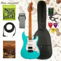 Электрогитара Jet JS-400 SFG Stratocaster с тёплым чехлом, струнами Ernie Ball, кабелем, тюнером и ремнём