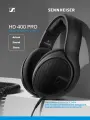 SENNHEISER HD 400 PRO Проводные мониторные наушники с оголовьем черного цвета