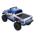 RC Crawler Масштаб 1/10 2,4 ГГц 4WD Светодиодный светильник 1500 мАч 15 км/ч Резиновые шины Радиоуправляемый альпинистский автомобиль с 2 батареями для детей и взрослых ZP1010