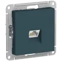Розетка AtlasDesign компьютерная RJ45 (изумруд)