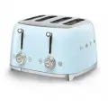 Тостер SMEG TSF03PBEU, регулировка степени обжаривания, подогрев, разморозка, 4 ломтика хлеба