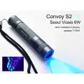 Ультрафиолетовые фонарики 365nm Convoy S2 Seoul Viosis 6 ватт без АКБ
