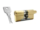 Цилиндр EVVA 3KS ключ-вертушка 87мм (размер 56х31В мм) - Латунь (3 ключа)