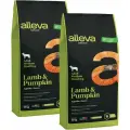 ALLEVA NATURAL ADULT DOG MEDIUM/MAXI LAMB & PUMPKIN низкозерновой для взрослых собак средних и крупных пород с ягненком и тыквой (12 + 12 кг)