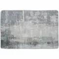 Коврик для ванной 80х120 см, комфортный, полиэстер, нескользящий, серый