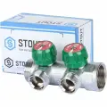 SMB-6850-013402 STOUT Коллектор регулирующий 1 , 2 отвода 3/4 ЕК