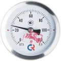Термометр аксиальный Росма 1/2 НР(ш) d63 мм шток 46х6 мм 120°С (2409)