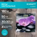 Электронные весы Scarlett SC-BS33E067, с рисунком, с измерением температуры, до 180кг