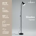 Торшер Moderli V11050-1F Shades, E27, 60Вт, дерево/металл, черный